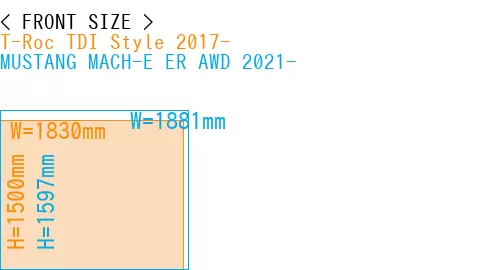 #T-Roc TDI Style 2017- + MUSTANG MACH-E ER AWD 2021-